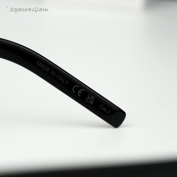 BRAND NEW Saint Laurent SLM127/F 001 Black Black Cat Eye Women Sunglasses - Picture 7 of 10